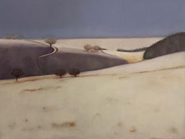 Vallentin, Winterlandschaft 2, 2021, OelLw, 60 x 80 cm